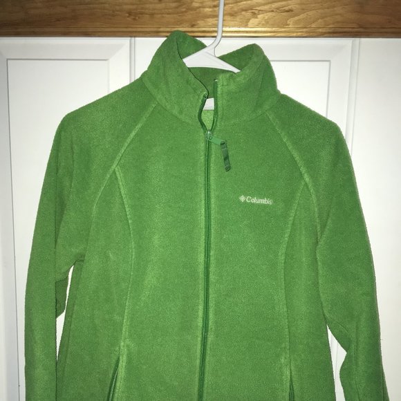 Columbia Jackets & Blazers - Light green fleece jacket